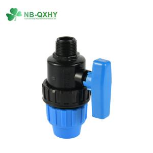 Complete Size PP Ball Valve Compression Valve Male Valve for Irrigation System