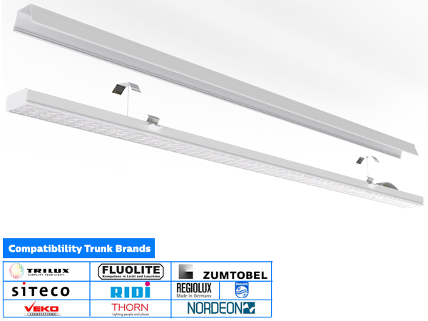 Power adjustable 5ft 35W Universal LED Linear Module retrofit