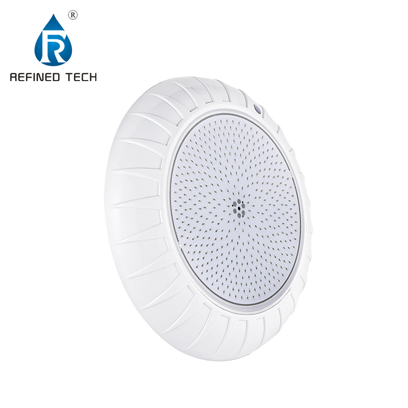 China 12V 24V 240MM Wall Mounted LED Pool Light Remote Control 35W 42W on sale