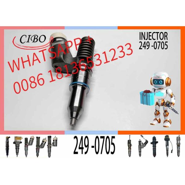 C11 C13 Diesel Engine Parts Fuel Injector 2490705 249-0705 For Excavator