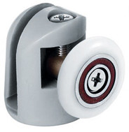 Single Wheel 5mm Width Plastic Sliding Door Rollers For All Shape Glass Door