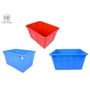 Growing Tote Plastic Bin Boxes , W160 Garden Rectangular Plastic Storage