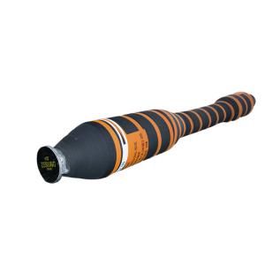 Offshore Mooring Half Floating Hose , Marine Oil Hose With One End Reinforcement