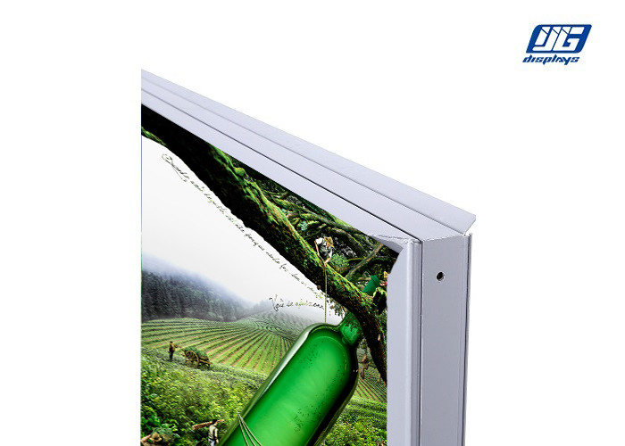 Ultra Slim Chain Hanging LED Snap Frame Light Box Rectange Shape Environmental