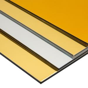 China Alucobond PVDF Aluminum Composite Panel with Unbreakable Core and Glossy Surface Finish on sale