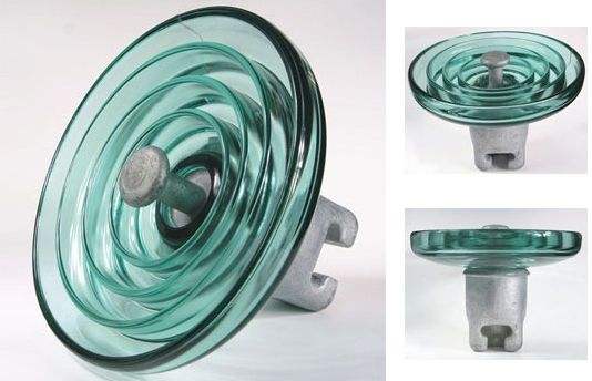 Toughened glass disc suspension insulator U50BSP for Uzbekistan
