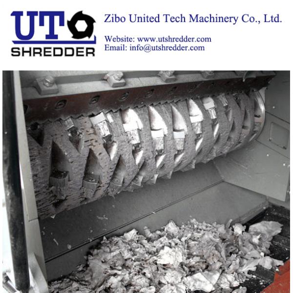 plastic big block crusher, Single Shaft Shredder S2250 automatic Plastic Shredding Machine for waste plastics