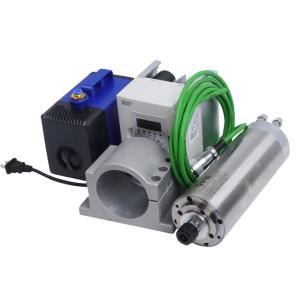 China Customized 1.5 Kw ER16 Water Cooled Spindle Motor Kit GDZ-80-1.5LC-24K for Garment Shops on sale