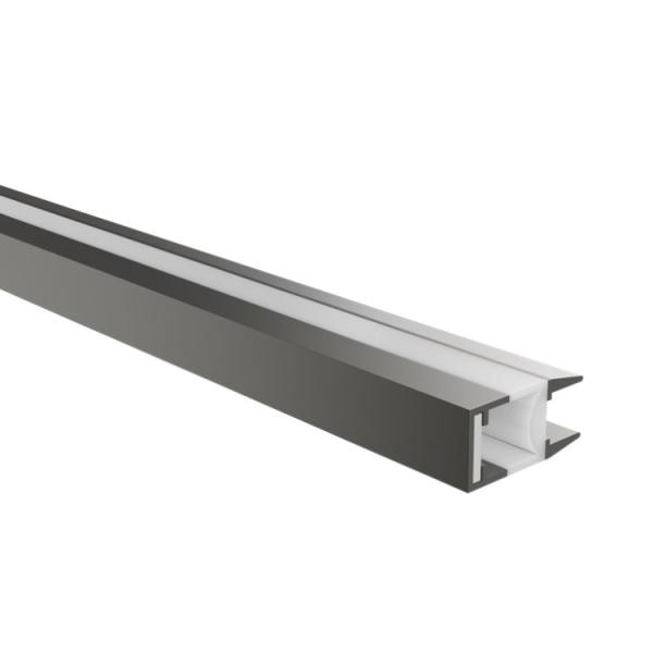 A2102 Surface Mounted LED Glass Clip Light 1000*24*12mm DC12V 7.2W/m SMD2835