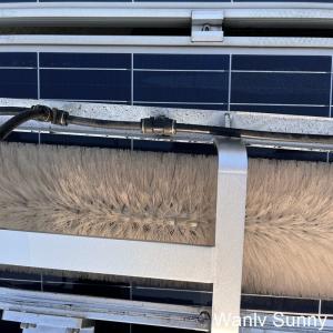 Automated Solar Panel Cleaning Machine with Cold Water Cleaning Process and OEM