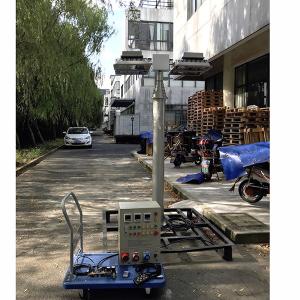 8m Pneumatic Telescopic Mast Light Tower for Fire Tender Illumination-4x200W LED