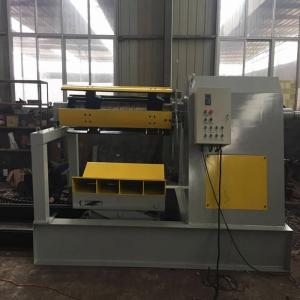 Automatic High speed Hydraulic Uncoiler / Decoiler Equipment With Conveyor