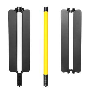 Portable Stick Neon Rechargeable LED Tube Light 4 Feet CRI 96 Daylight RGB