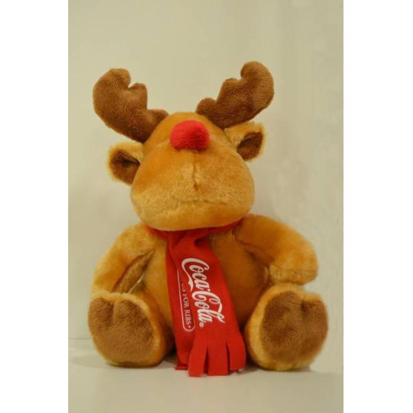 Quality Coca Cola Reindeer Soft Toy Plush Toy for sale