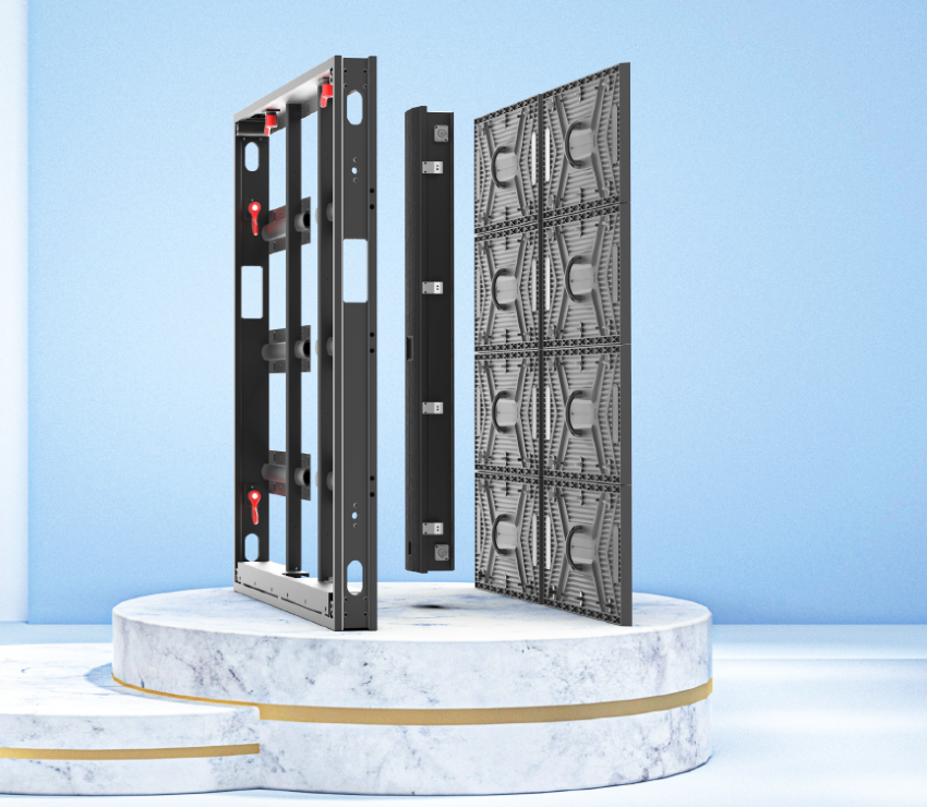 Fixed Series 1000*1000mm Profile aluminum cabinet for 500x250mm module