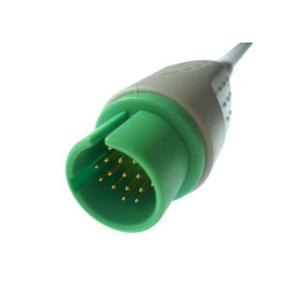 4.0mm Diameter Spacelabs Ecg Cable , 3/5Lead 17pin Ecg Cable With Lead Wire