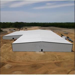 Industrial Prefabricated Steel Frame Building Factory For Poultry Feed