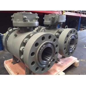 ANSI CLASS 150-300 Forged Ball Valve , Side Entry Valve Trunnion Mounted