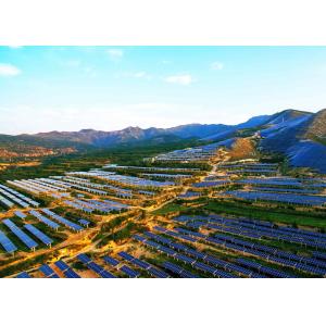 Concrete Solar Panel Ground Mount Solar Tracking System Backtracking function