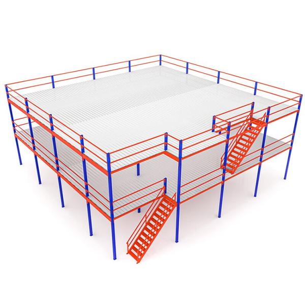 Warehouse Industrial Multi-Layer Mezzanine Rack System Q235B Steel Structure