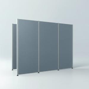 Multiple Panels Office Partition Sound Insulation With Easy Manual Operation
