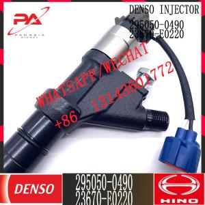 23670-E0220 DENSO Diesel Common Rail Injector 295050-0490 For HINO