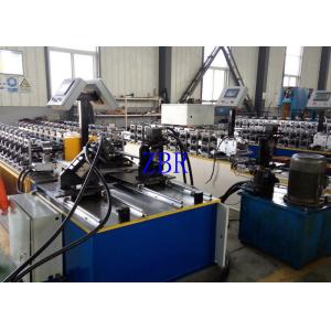 14 Steps Door Frame Roll Forming Machine , Rolling Shutter Machine