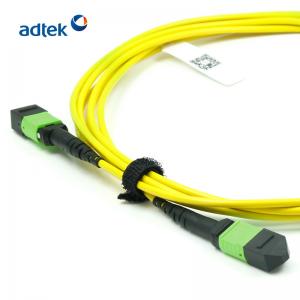 China 10 / 40G Female MPO MTP Patch Cord For Data Center on sale