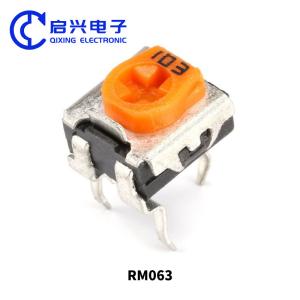 RM063 Yellow Adjustable Resistor Vertical WH06-1C Horizontal WH06-2C Potentiomet