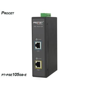 55Vdc 1.75Amp Single Port Midspan Poe Injector 95w 6Kv Surge Protection