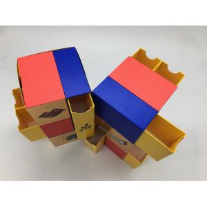 Reversible Gift Packaging Box With Drawer / Multidimensional Cardboard Storage