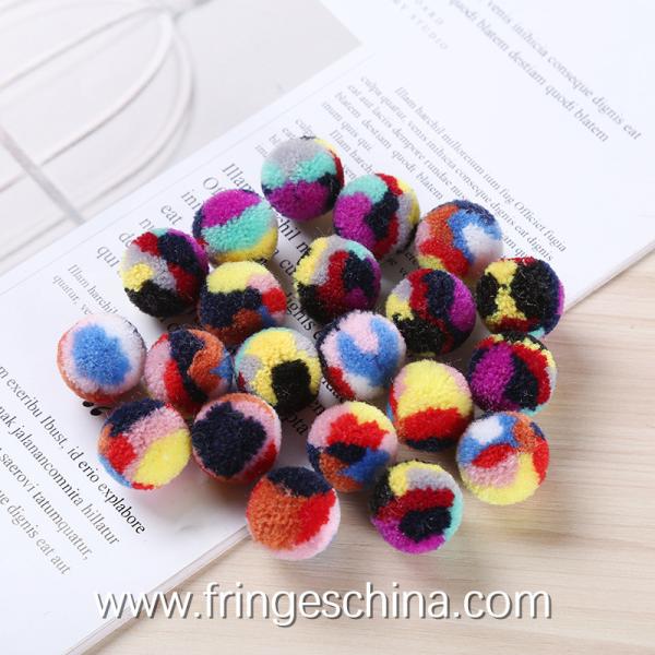 Wholesale Colorful DIY Multicolored Pom Pom Ball For Costume Christmas Decoration