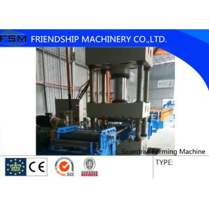 Guardrail 3 Waves Roll Forming Machinery With Automatic Stacker