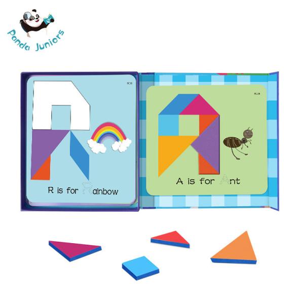 Quality Tangram EVA Magnetic Jigsaw Puzzles Box Creativity And Imagination Promoting Set for sale