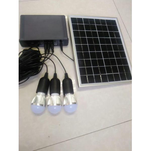 Quality solar home power system with LED 3W bulbs switch cable solar lithium home for sale