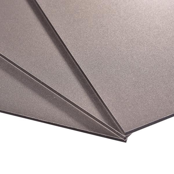 Impact Resistant Aluminum Composite Wall Panel Sparkle Surface Treatment Weight