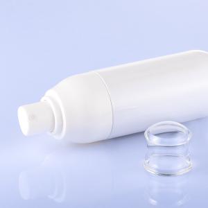 White 2 Oz Clear Plastic Spray Bottles PET Material Round Shape for Perfume