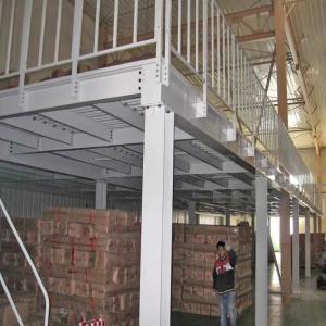Multi Level Warehouse Pallet Rack Mezzanine Systems Powder Coating / Galvanizing