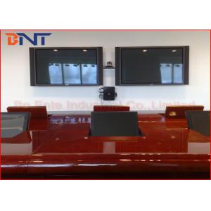 2.5mm Commercial Office Computer Monitor Lift Flip Up With 19" FHD Screen