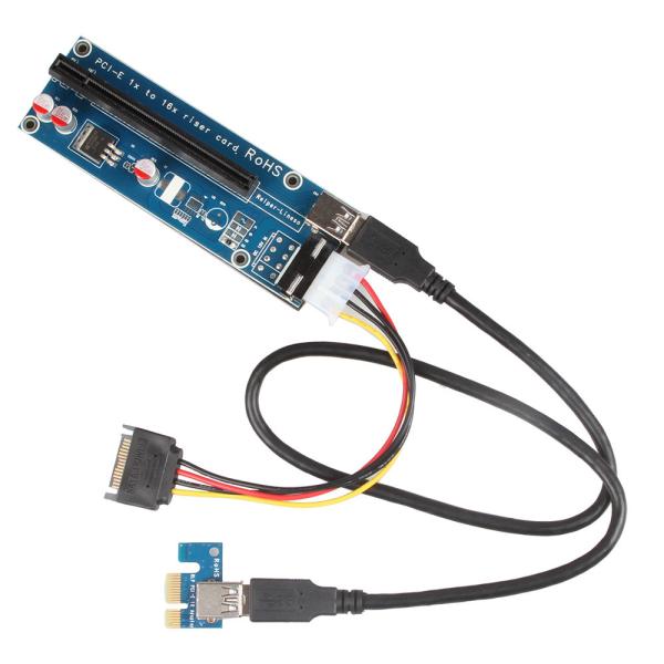 Quality Practical 60cm Wire Harness Cable , Computer Powered Riser Adapter Card for sale