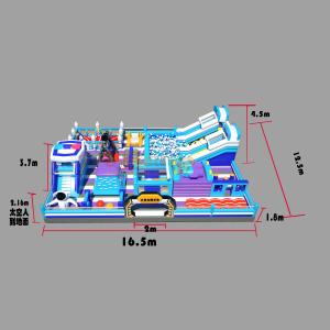 Kids Bouncy Castle With Slides Jumping Climbing Obstacles Course