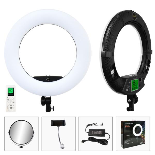 Rohs 18 Inch LED Ring Light Remote Control Ringlight 45cm Selfie Makeup