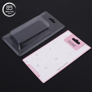 Custom PVC Slide Card Custom Blister Packs Insert Packaging With Paper Card For