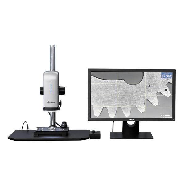 Motorized Industrial Video Microscope 27X - 163X Stepless Electric Zoom