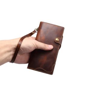 Geniune leather flip phone case for 2019 iphone11 11Rro, 11MAX, plug-in card