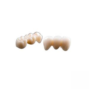 China Double Ended Fixed Bridge Crown Gold Alloy Crown Bridge Teeth on sale