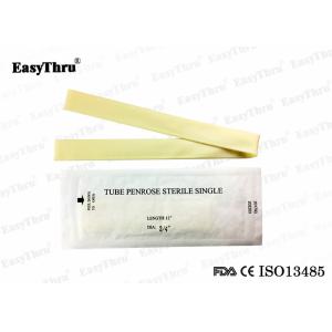 Wholesale Yellow Smooth Latex Penrose Tubing , Multipurpose Penrose Surgical Drain from china suppliers