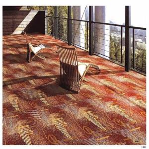 Modern Hotel Grade Carpet Patchwork Design 80% NZ Wool 20% Nylon