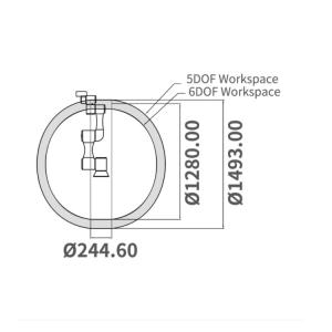 TM5-700 Cobot With 700MM Reach And 6KG Payload Manipulator For Mini Robot As