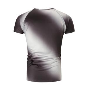 Summer Soft Thin Trendy Oversized T Shirts Custom Gradient T Shirts For Men